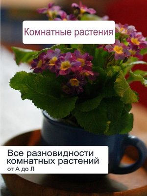 cover image of Все разновидности комнатных растений (от А до Л)